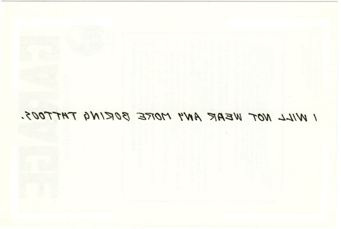 JBaldessari2011tattoo-IwillNotWearAnyMoreBoringTattoos700