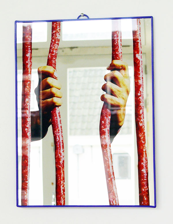 MCattalan2014mirrorsausage-large600